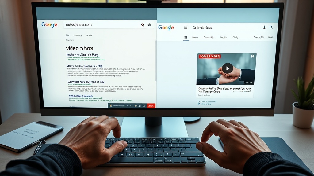 שורה תחתונה על סרטון תדמית